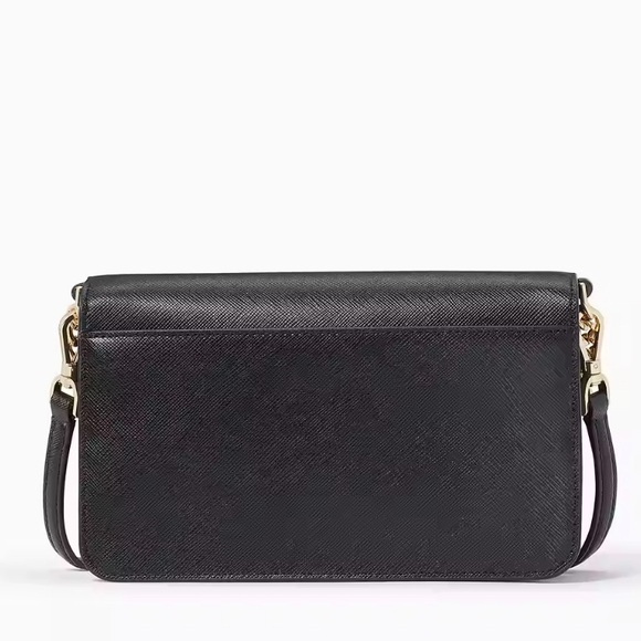 Kate Spade Madison Willow Small Flap Crossbody Black NWT - Picture 6 of 17